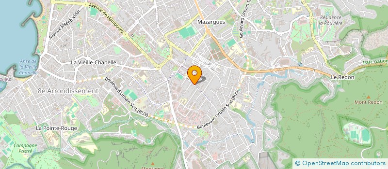 localisation de l'entreprise MONSIEUR FREDERIC BRUN à MARSEILLE 9