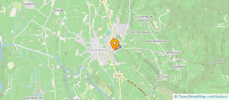 localisation de l'entreprise MONSIEUR FREDERIC BRUN  VACQUEYRAS