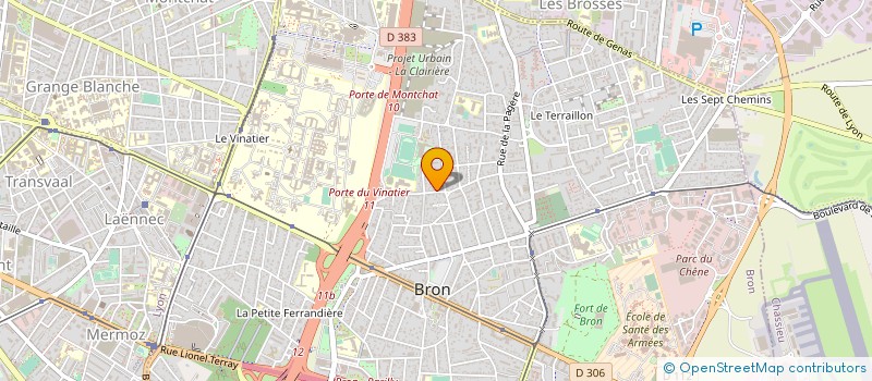 localisation de l'entreprise MONSIEUR FREDERIC BRUN  BRON