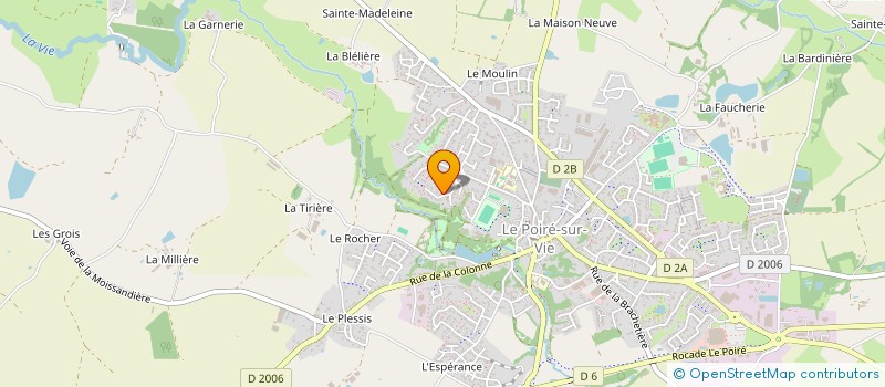 localisation de l'entreprise MONSIEUR FREDERIC BRUNEAU à LE POIRE-SUR-VIE