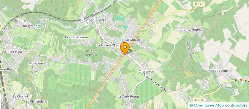 localisation de l'entreprise MONSIEUR FREDERIC BRUNEAU  FONTCOUVERTE