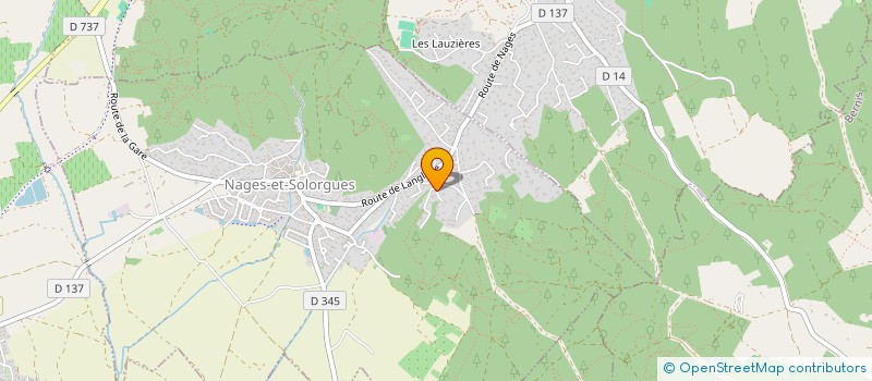 localisation de l'entreprise MONSIEUR FREDERIC BRUNEL à NAGES-ET-SOLORGUES