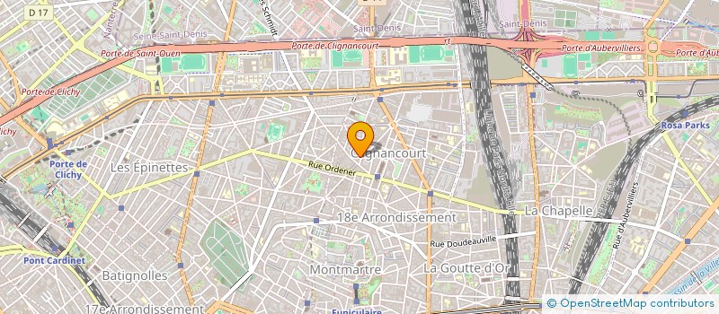 localisation de l'entreprise MONSIEUR FREDERIC BRUNET  PARIS