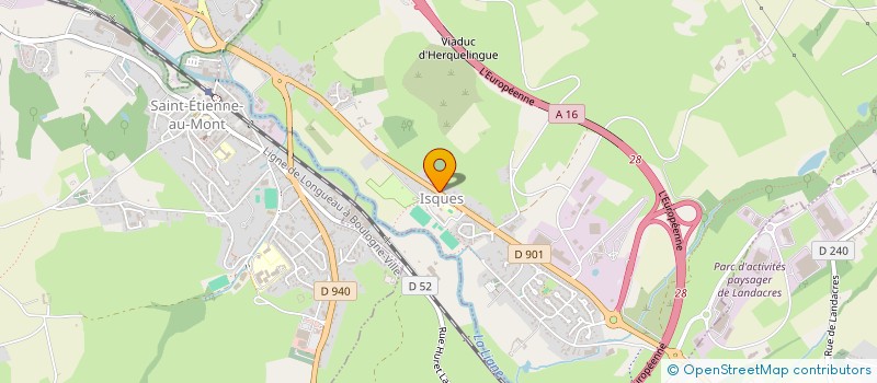 localisation de l'entreprise MONSIEUR FREDERIC BUCAMP  ISQUES