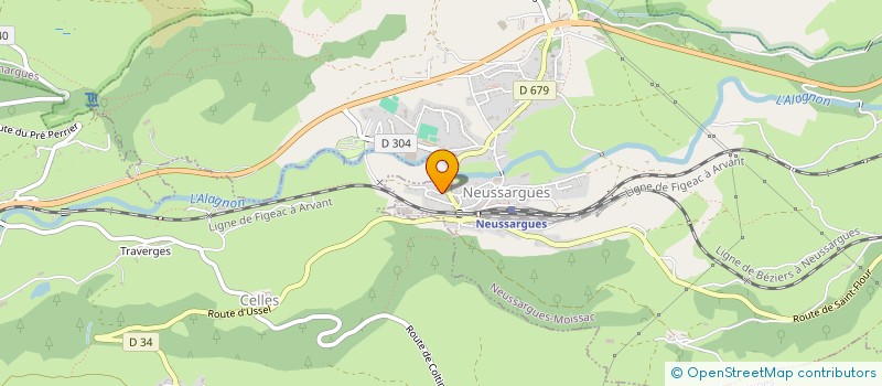 localisation de l'entreprise MONSIEUR FREDERIC BUCHE à NEUSSARGUES EN PINATELLE
