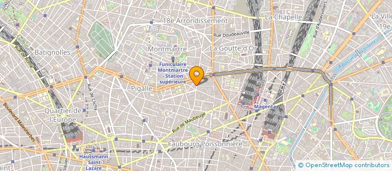 localisation de l'entreprise MONSIEUR FREDERIC BUCHON  PARIS