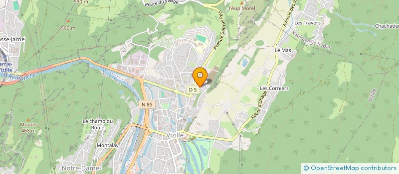 localisation de l'entreprise MONSIEUR FREDERIC BUFFAT  VIZILLE