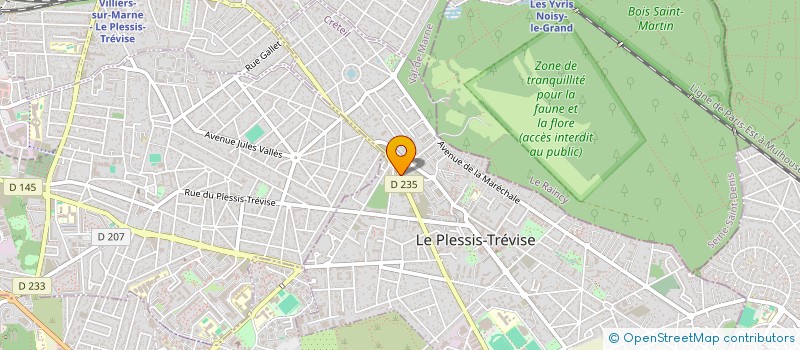localisation de l'entreprise MONSIEUR FREDERIC BUFFE à LE PLESSIS-TREVISE