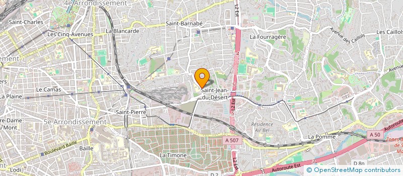 localisation de l'entreprise MONSIEUR FREDERIC BUGE à MARSEILLE