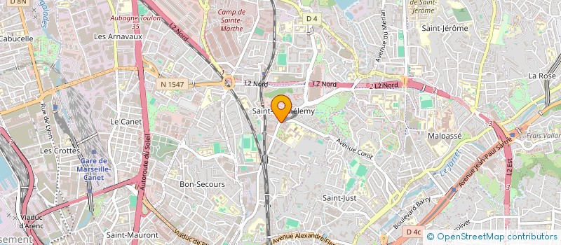 localisation de l'entreprise MONSIEUR FREDERIC BUGEJA  MARSEILLE