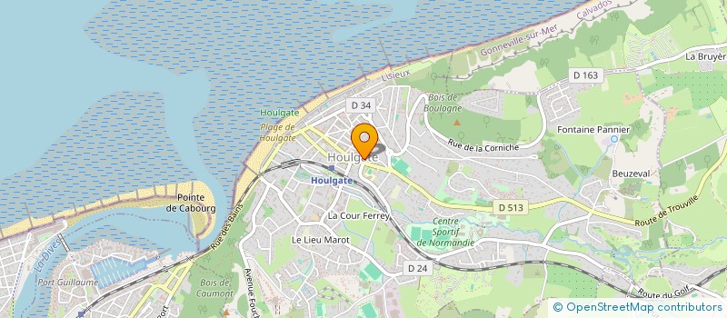 localisation de l'entreprise MONSIEUR FREDERIC BUHOT  HOULGATE