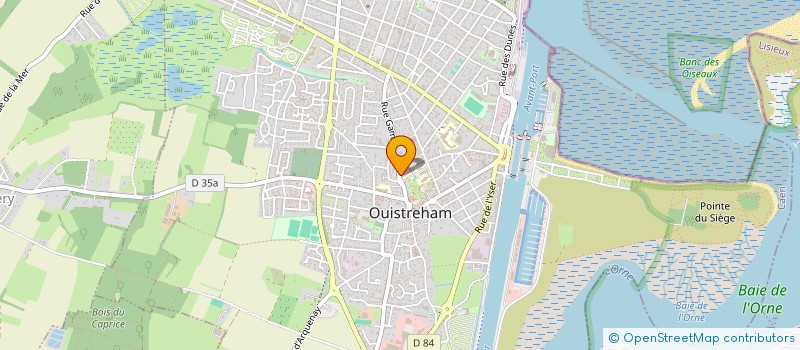 localisation de l'entreprise MONSIEUR FREDERIC BUHOURS  OUISTREHAM