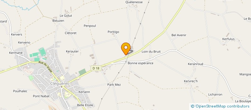 localisation de l'entreprise MONSIEUR FREDERIC BUKI  CLEGUEREC