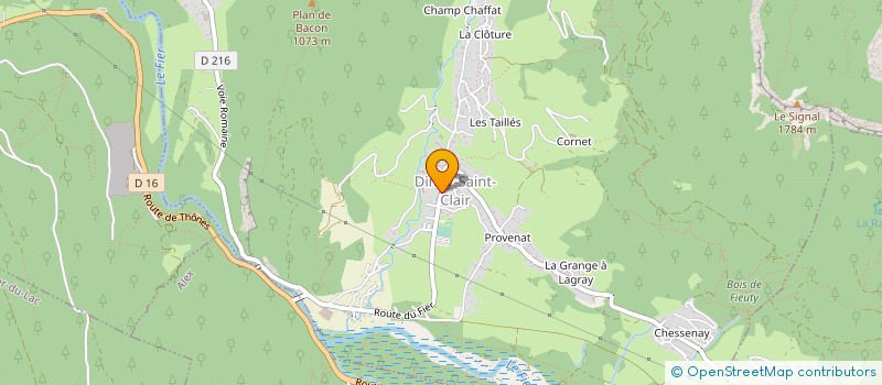 localisation de l'entreprise MONSIEUR FREDERIC BULEUX  LES CLEFS