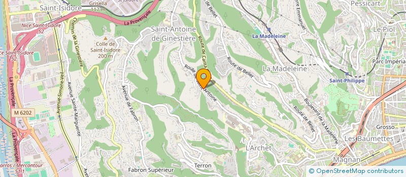 localisation de l'entreprise MONSIEUR FREDERIC BUONAFEDE à NICE