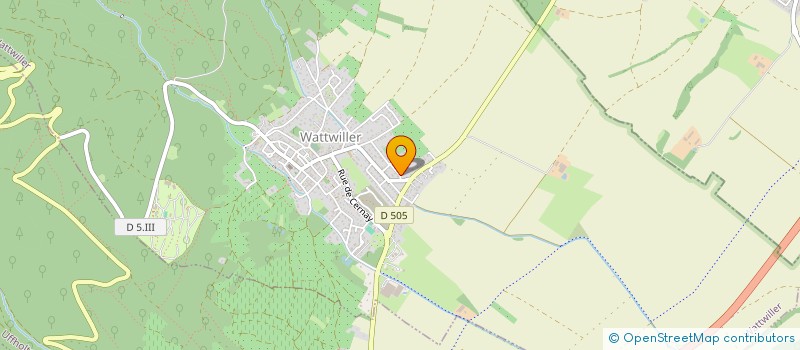 localisation de l'entreprise MONSIEUR FREDERIC BUREAU  WATTWILLER