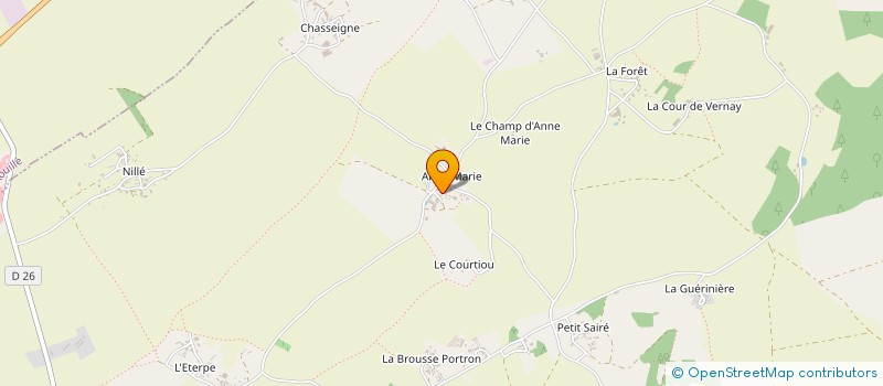 localisation de l'entreprise MONSIEUR FREDERIC BURGAUD à SAINT-SAUVANT