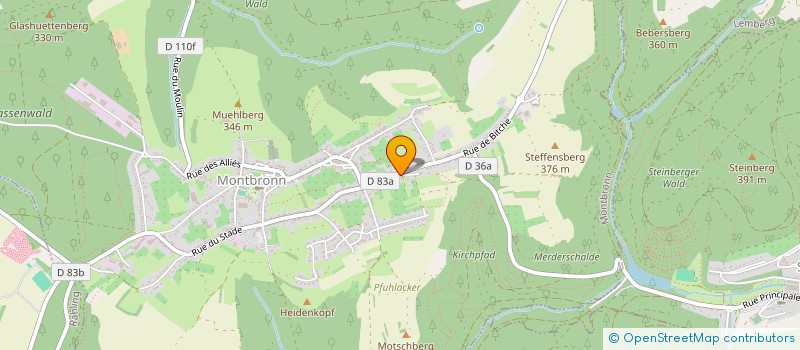 localisation de l'entreprise MONSIEUR FREDERIC BURGUN à MONTBRONN