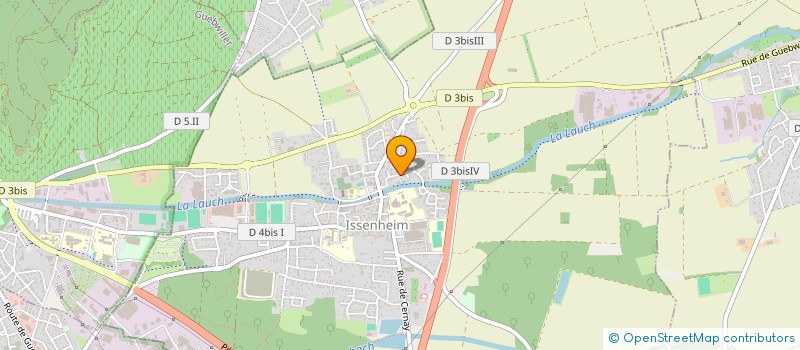 localisation de l'entreprise MONSIEUR FREDERIC BURGUNDER  ISSENHEIM