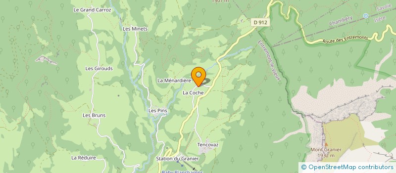 localisation de l'entreprise MONSIEUR FREDERIC BURLET à ENTREMONT-LE-VIEUX