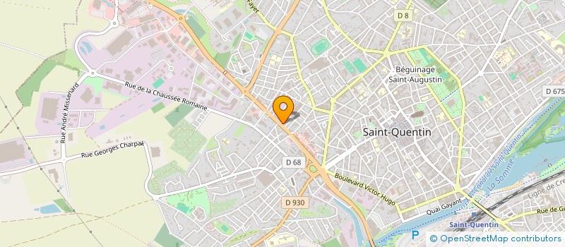 localisation de l'entreprise MONSIEUR FREDERIC BURON à SAINT-QUENTIN