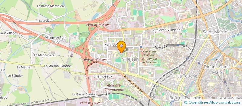 localisation de l'entreprise MONSIEUR FREDERIC BUROT  RENNES