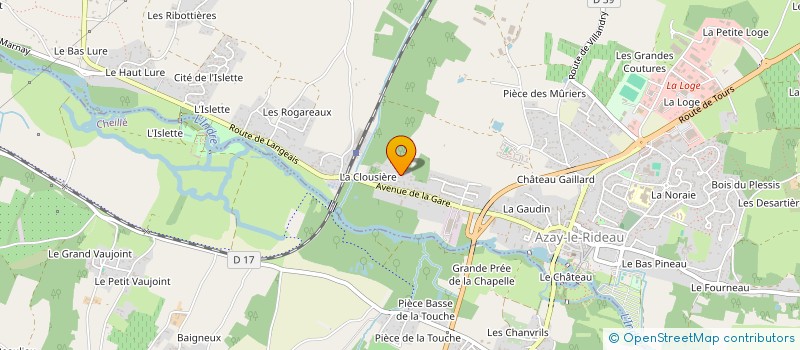 localisation de l'entreprise MONSIEUR FREDERIC BUSSEREAU  AZAY-LE-RIDEAU