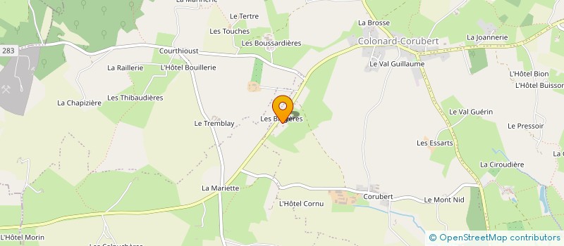 localisation de l'entreprise MONSIEUR FREDERIC CADALEN à PERCHE EN NOCE