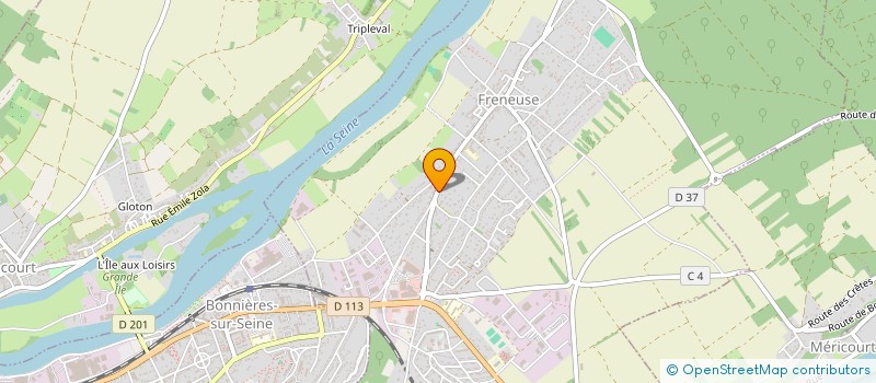 localisation de l'entreprise MONSIEUR FREDERIC CADOUEL  FRENEUSE