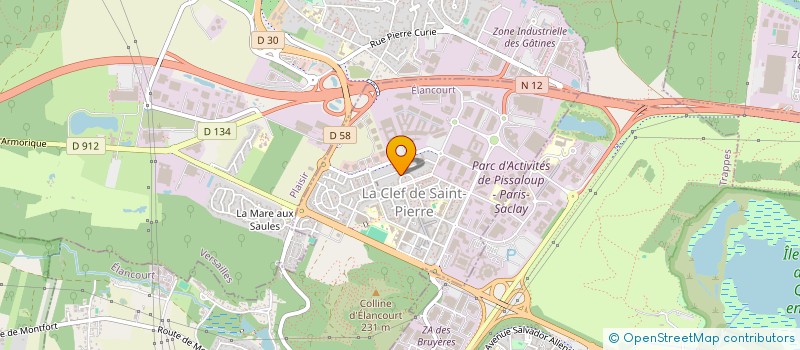 localisation de l'entreprise MONSIEUR FREDERIC CAGE à ELANCOURT