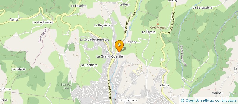 localisation de l'entreprise MONSIEUR FREDERIC CAHIN  SORBIERS