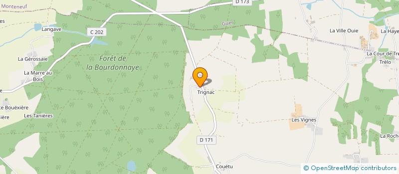 localisation de l'entreprise MONSIEUR FREDERIC CAILLEAU à CARENTOIR