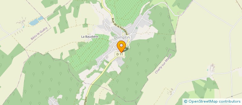 localisation de l'entreprise MONSIEUR FREDERIC CAILLIEZ à DOMPTIN