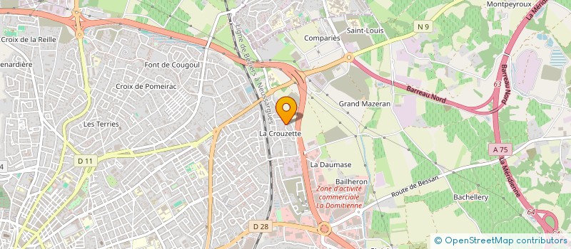 localisation de l'entreprise MONSIEUR FREDERIC CAIZAC à BEZIERS