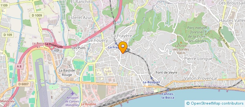 localisation de l'entreprise MONSIEUR FREDERIC CAJELOT à CANNES