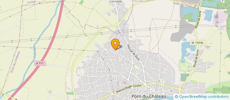 localisation de l'entreprise MONSIEUR FREDERIC CALAS  PONT-DU-CHATEAU