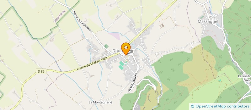 localisation de l'entreprise MONSIEUR FREDERIC CALAS  DOURGNE