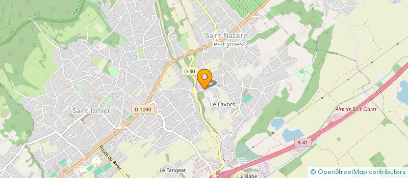 localisation de l'entreprise MONSIEUR FREDERIC CALICHON à SAINT-NAZAIRE-LES-EYMES