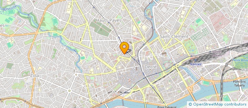 localisation de l'entreprise MONSIEUR FREDERIC CALMES à NANTES