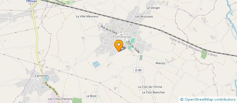 localisation de l'entreprise MONSIEUR FREDERIC CAMARD  POMMERET