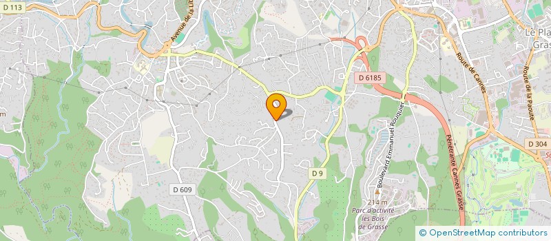 localisation de l'entreprise MONSIEUR FREDERIC CAMBIOTTI à GRASSE