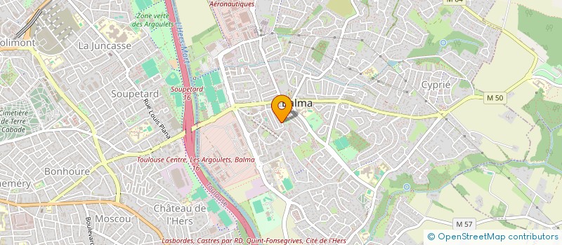 localisation de l'entreprise MONSIEUR FREDERIC CAMBOURIS  BALMA