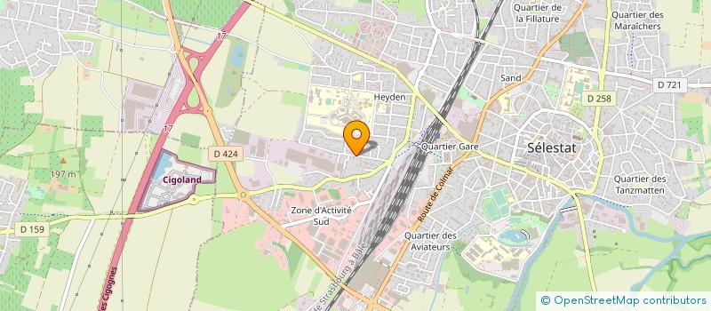 localisation de l'entreprise MONSIEUR FREDERIC CAMDJIAN  SELESTAT