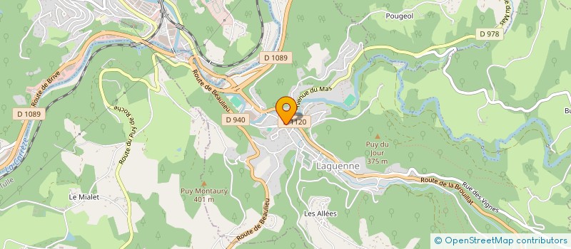 localisation de l'entreprise MONSIEUR FREDERIC CAMUS à LAGUENNE-SUR-AVALOUZE