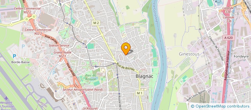 localisation de l'entreprise MONSIEUR FREDERIC CANAL  BLAGNAC