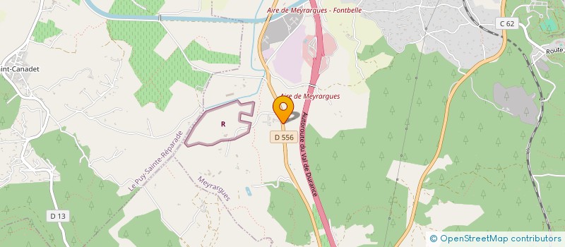 localisation de l'entreprise MONSIEUR FREDERIC CANE  MEYRARGUES