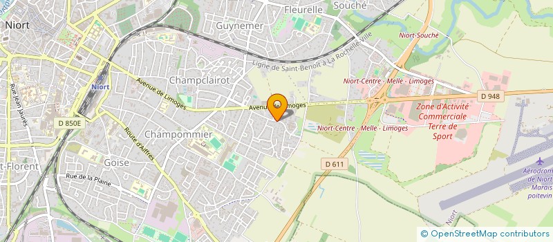 localisation de l'entreprise MONSIEUR FREDERIC CAPDEVIELLE à NIORT