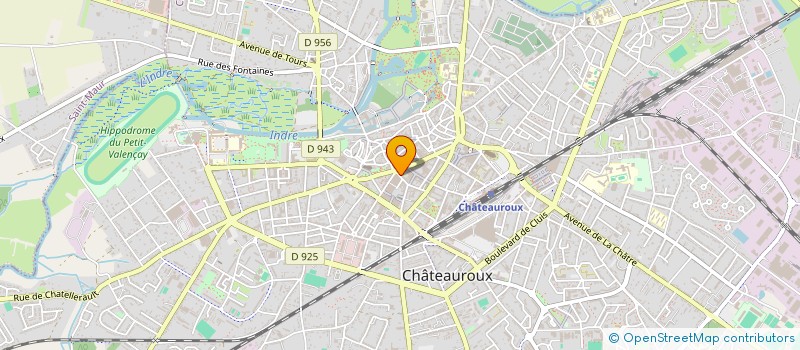 localisation de l'entreprise MONSIEUR FREDERIC CAPEL à CHATEAUROUX