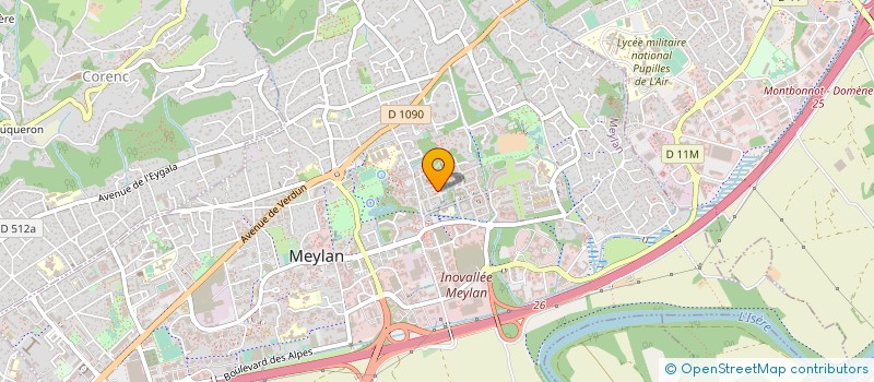 localisation de l'entreprise MONSIEUR FREDERIC CAPOGNA à MEYLAN