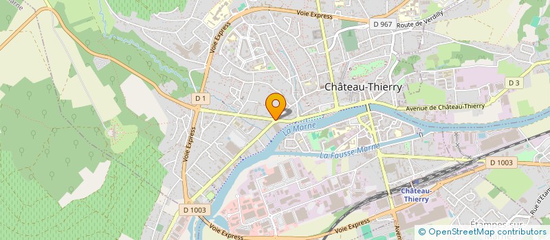 localisation de l'entreprise MONSIEUR FREDERIC CAPRON à CHATEAU-THIERRY